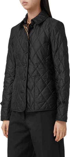 Franwell diamond quilted jacket burberry on sale