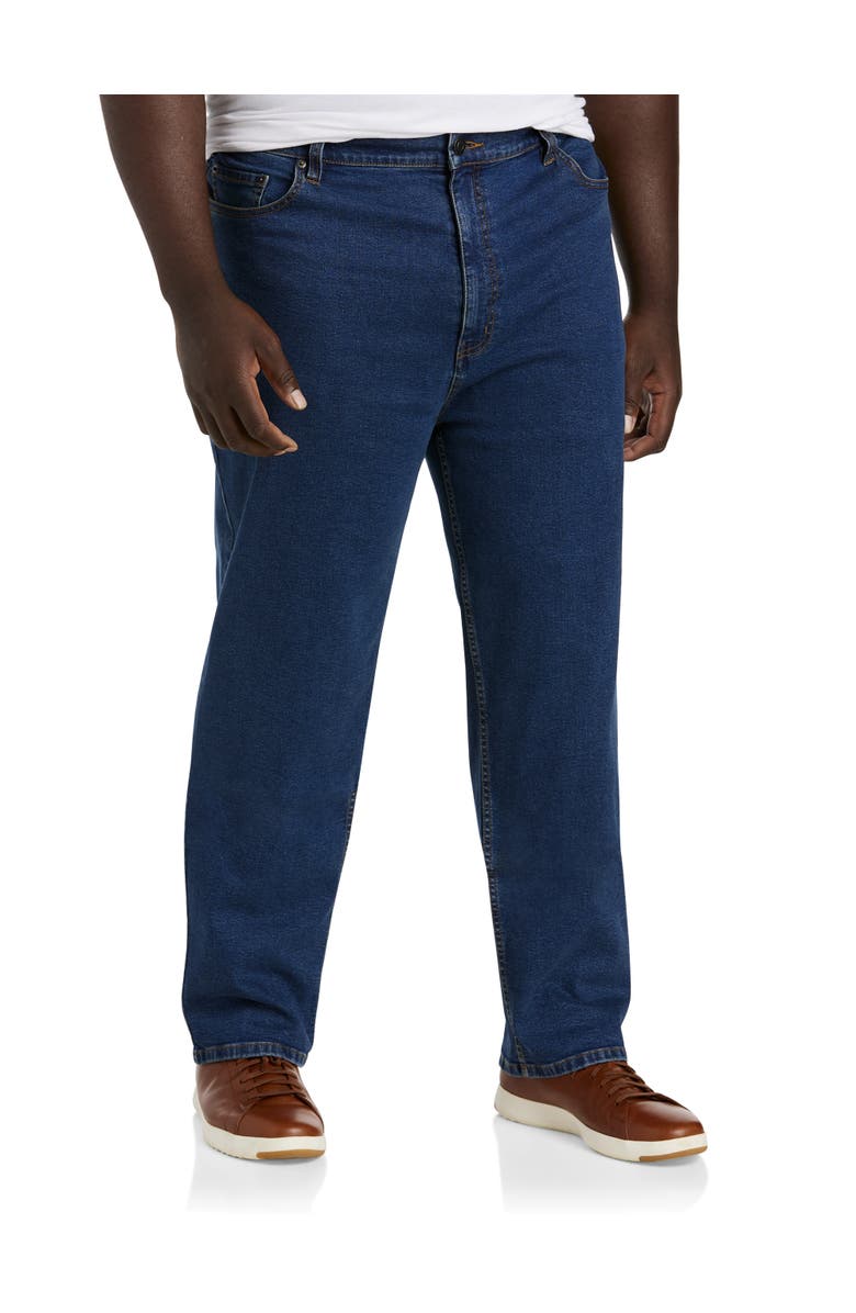 B+T Essentials Big & Tall Loose-Fit Jeans, Main, color, Medium Wash