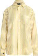 Polo Ralph Lauren Oversize Button-Up Stripe Shirt