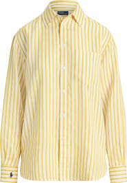 Polo Ralph Lauren Oversize Button-Up Stripe Shirt