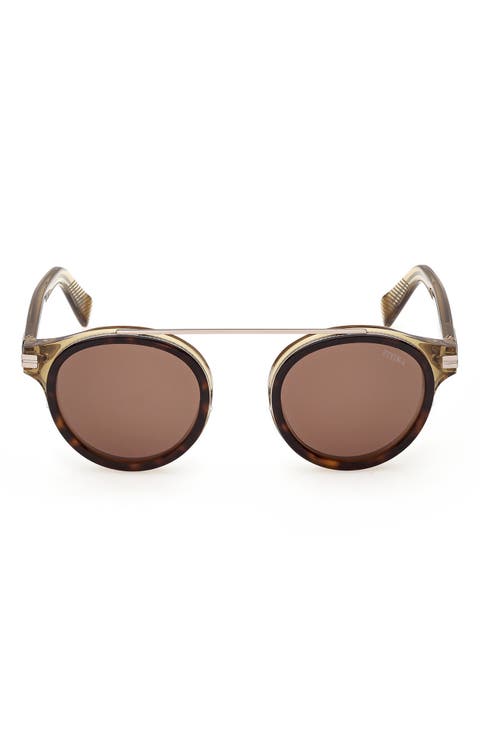 48mm Small Geometric Sunglasses