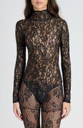 Valentino Garavani Sheer Lace Bodysuit