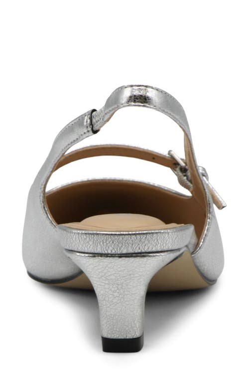 Charles By Charles David Adria Slingback Pump In Silver