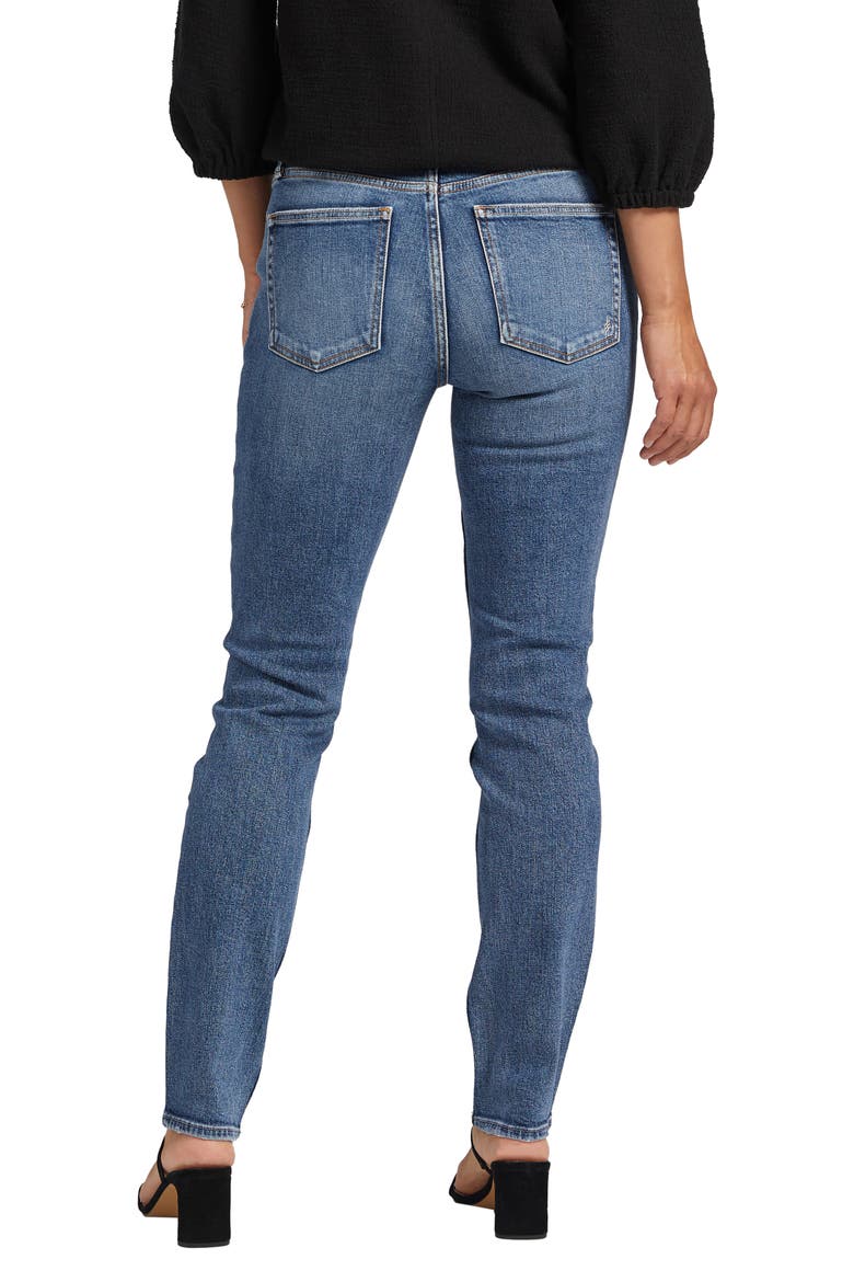 Most Wanted Mid Rise Slim Straight Leg Jeans, Alternate, color, INDIGO