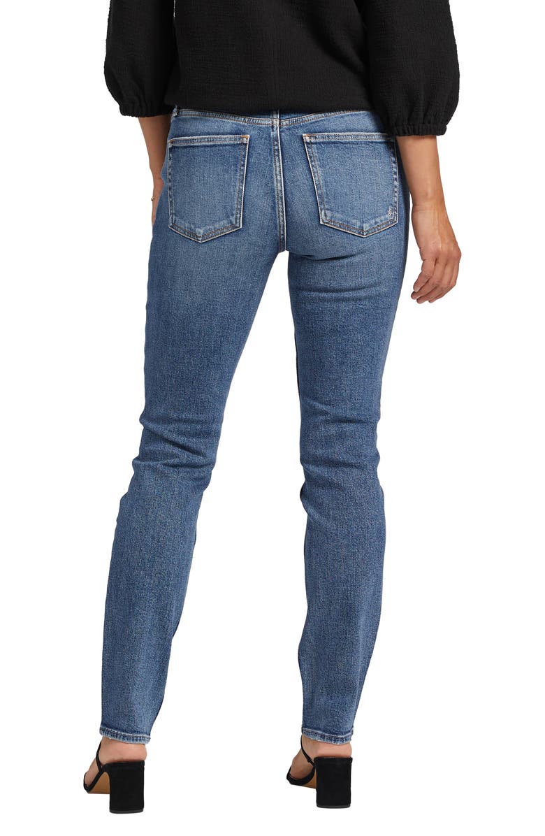 Silver Jeans Co. Most Wanted Mid Rise Slim Straight Leg Jeans, Alternate, color, Indigo