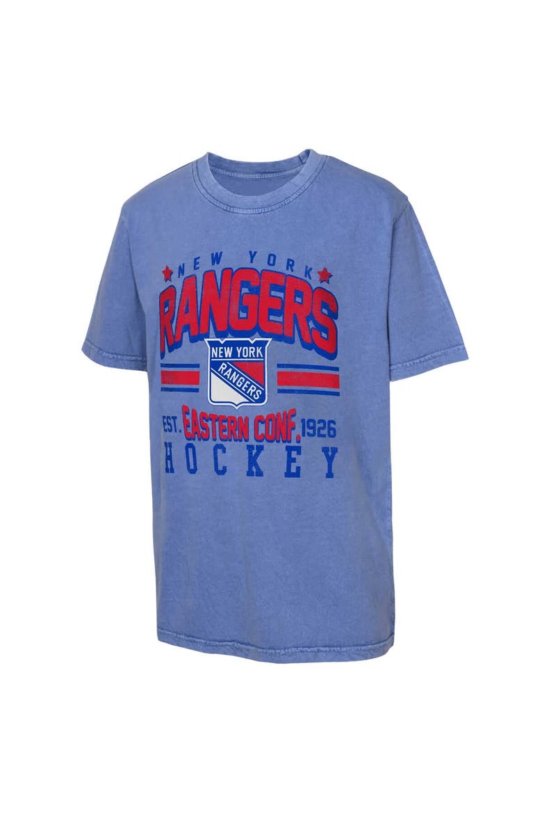 Youth Royal New York Rangers Sure Short T-Shirt, Alternate, color, Royal