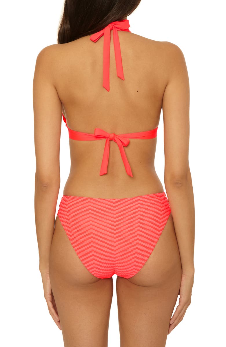 Becca Connect Hipster Bikini Bottoms, Alternate, color, Dragon Fire
