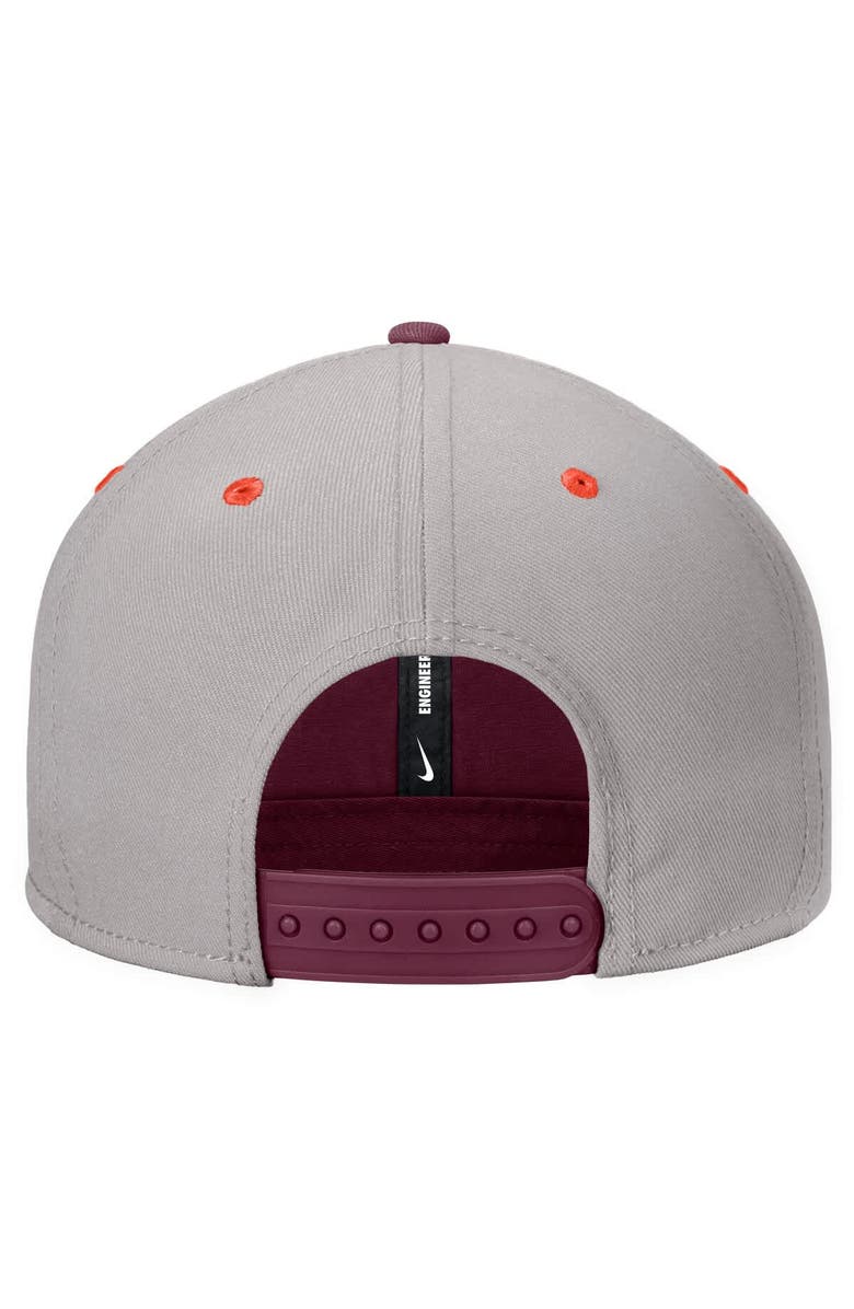 Nike Men's Nike Maroon Virginia Tech Hokies Vintage Patch Snapback Hat, Alternate, color, Maroon