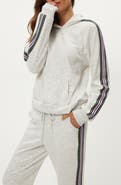 Michael Stars Latoya Stripe Accent Hoodie