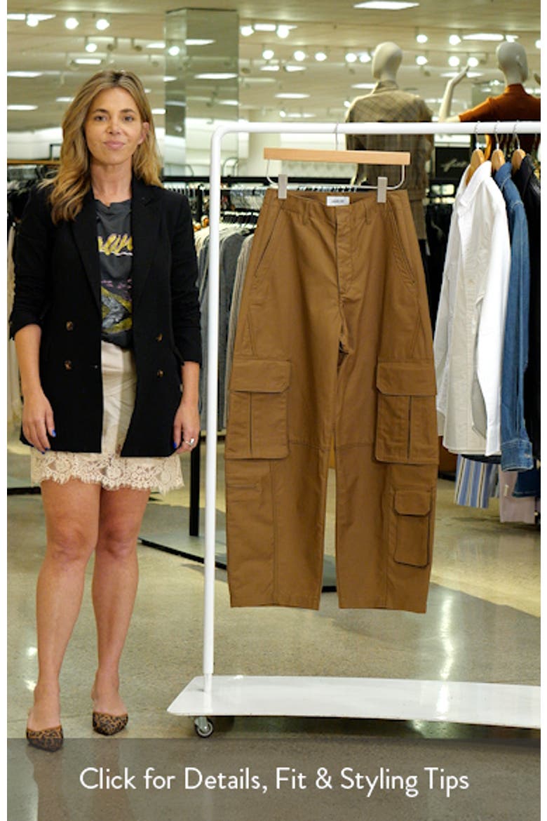Ambika Utility Wide Leg Sateen Pants video