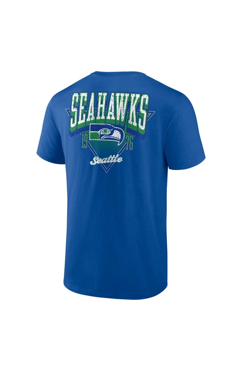 FANATICS Men's Fanatics Royal Seattle Seahawks Never Over T-Shirt, Alternate, color, 
