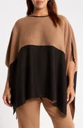 Anne Klein Colorblock Sweater Cape