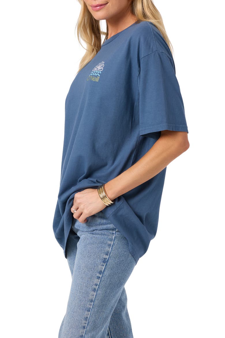 Horizon Oversize T-Shirt, Alternate, color, BLUE FUSION