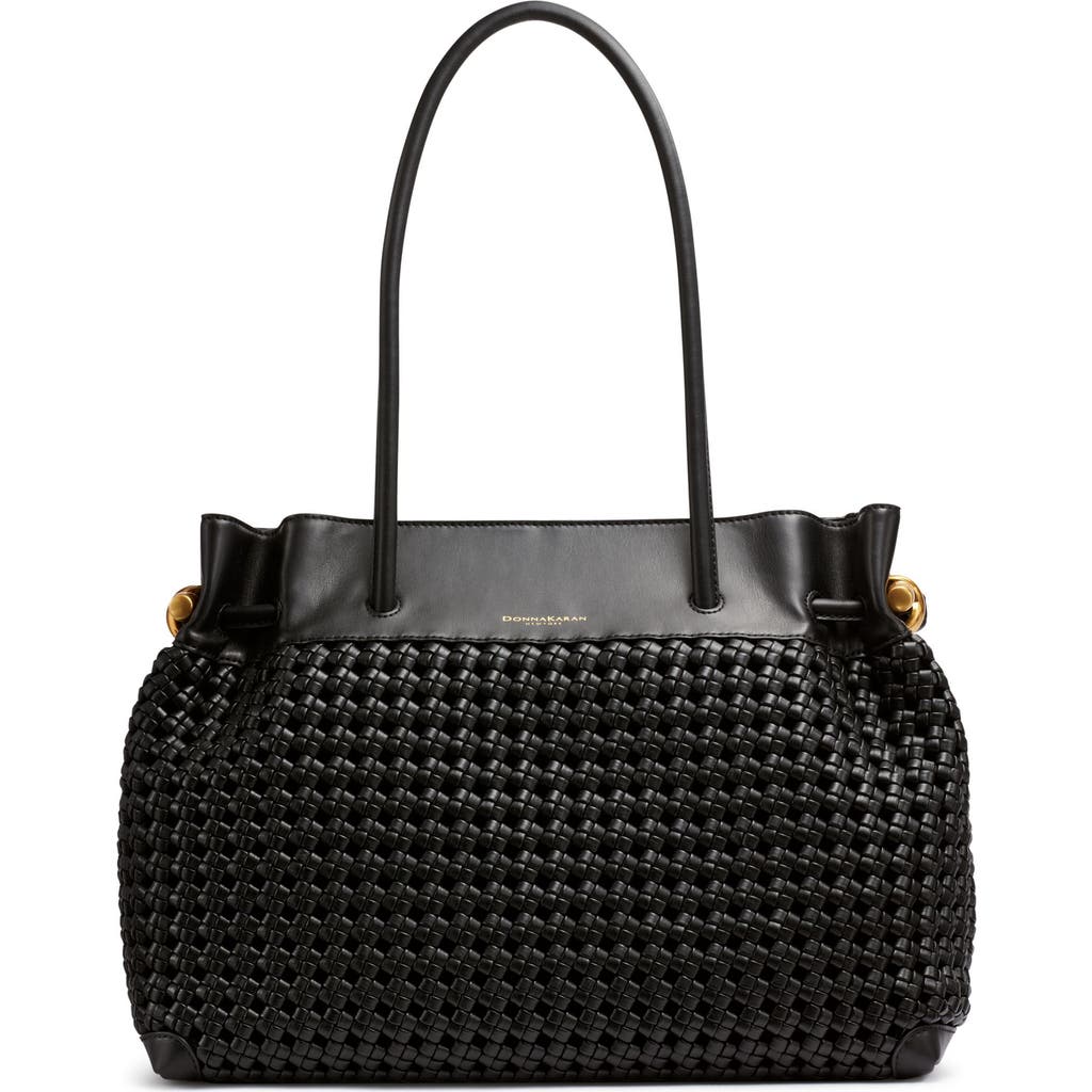 DONNA KARAN DONNA KARAN NEW YORK CASHMERE WOVEN TOTE