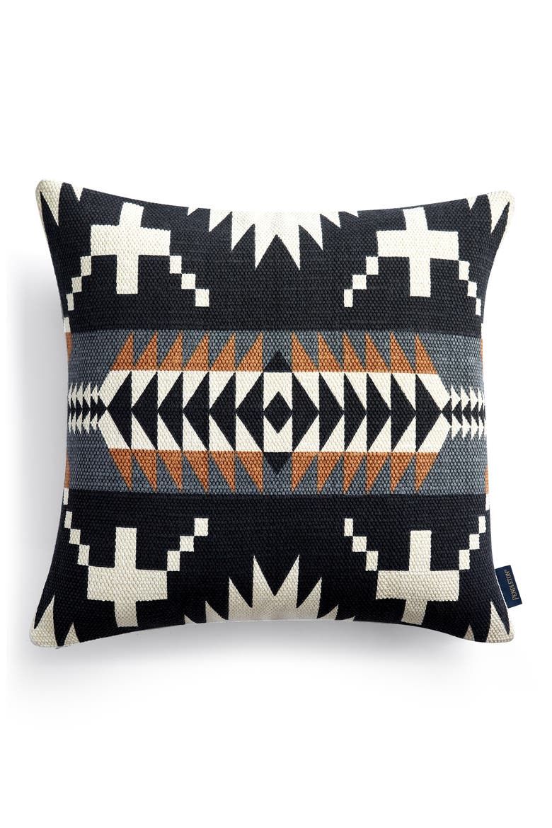 Spider Rock Accent Pillow, Alternate, color, BLACK MULTI