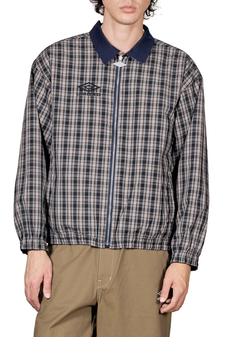 x Umbro Diamonds Reversable Quarter Zip Pullover, Main, color, NAVY