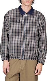 PLEASURES x Umbro Diamonds Reversable Quarter Zip Pullover