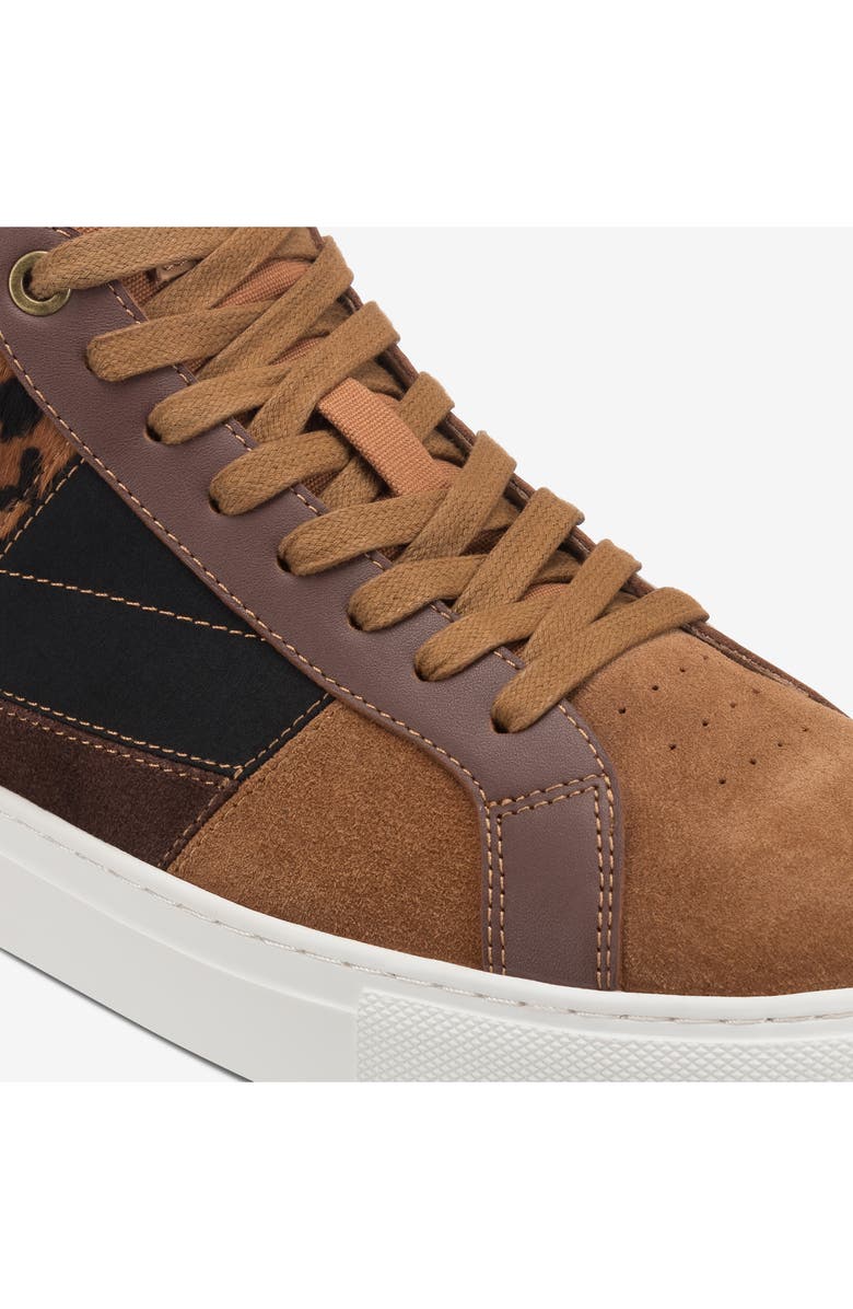 GREATS Royale High Patchwork Sneaker, Alternate, color, Tobacco Multi