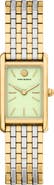 Tory Burch The Eleanor Slim Tank Bracelet Watch, 20mm x 34mm