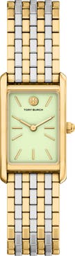 Tory Burch The Eleanor Slim Tank Bracelet Watch, 20mm x 34mm