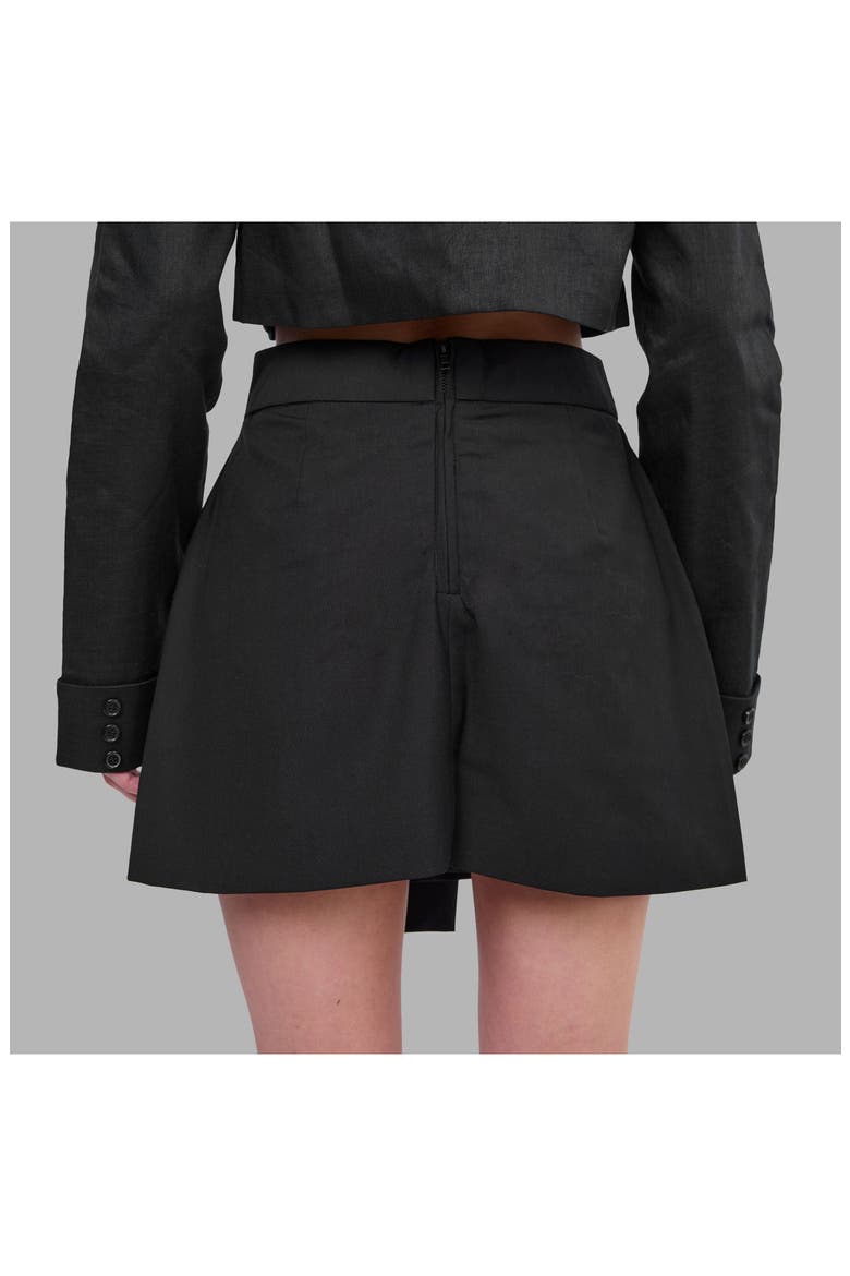 Blvck Signature Tie-Front Skirt, Alternate, color, Black