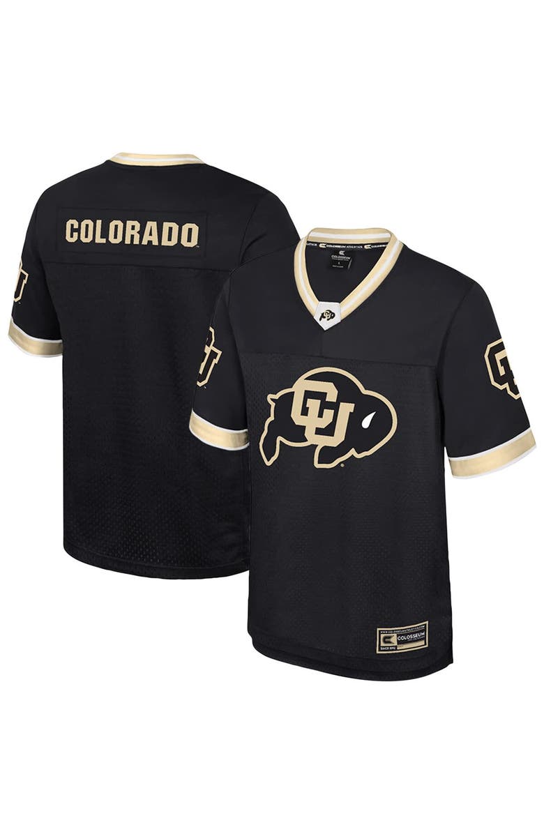 COLOSSEUM Men's Colosseum  Black Colorado Buffaloes Nothing But The Hits Football Jersey, Main, color, 