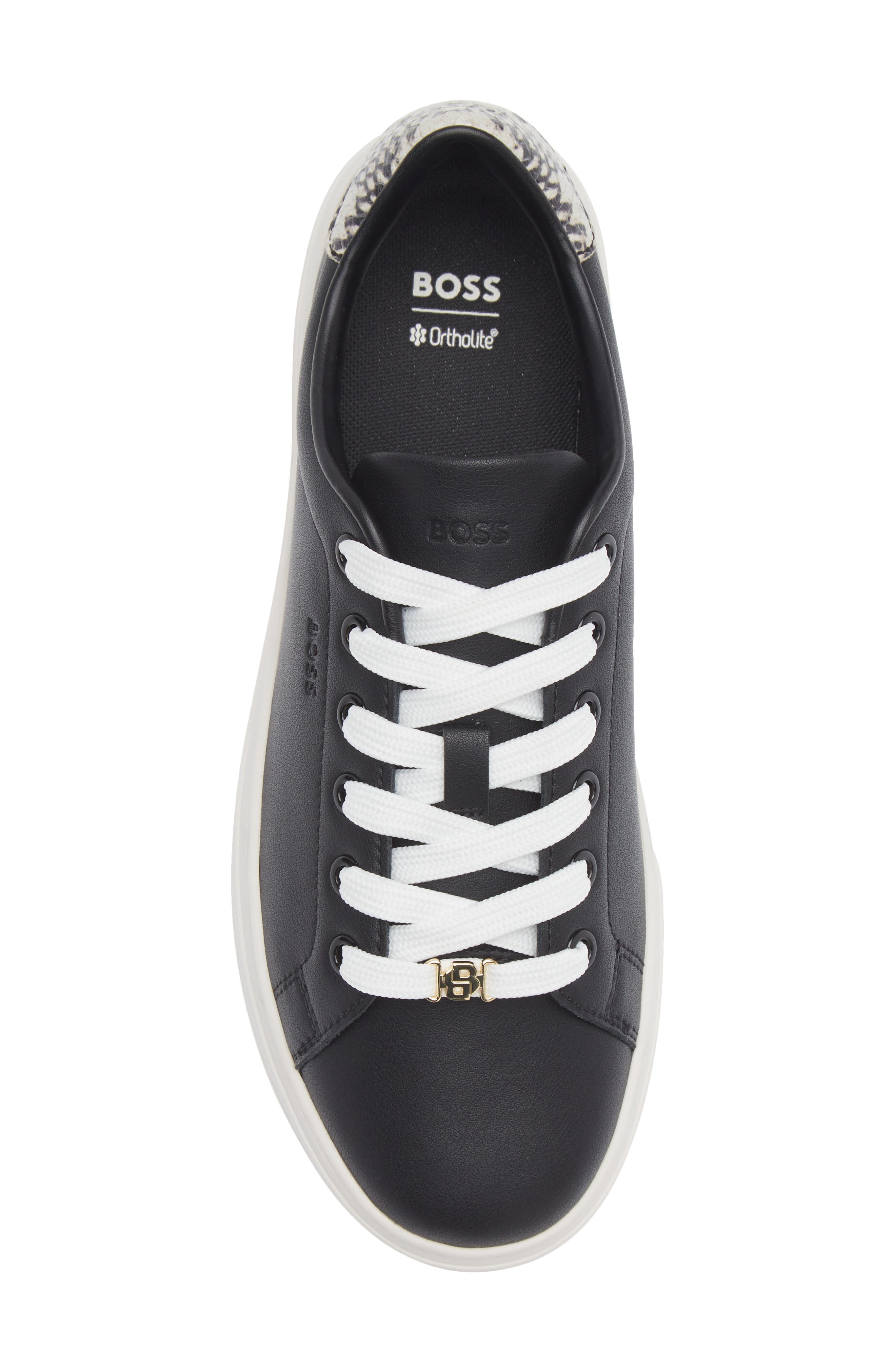 Kieran Tennis Shoe, Alternate, color, BLACK/ PYTHON
