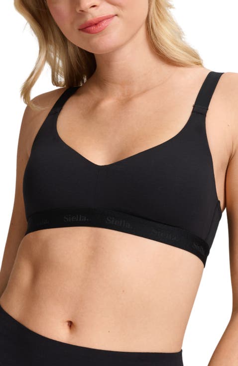 Organic Cotton V-Neck Bra