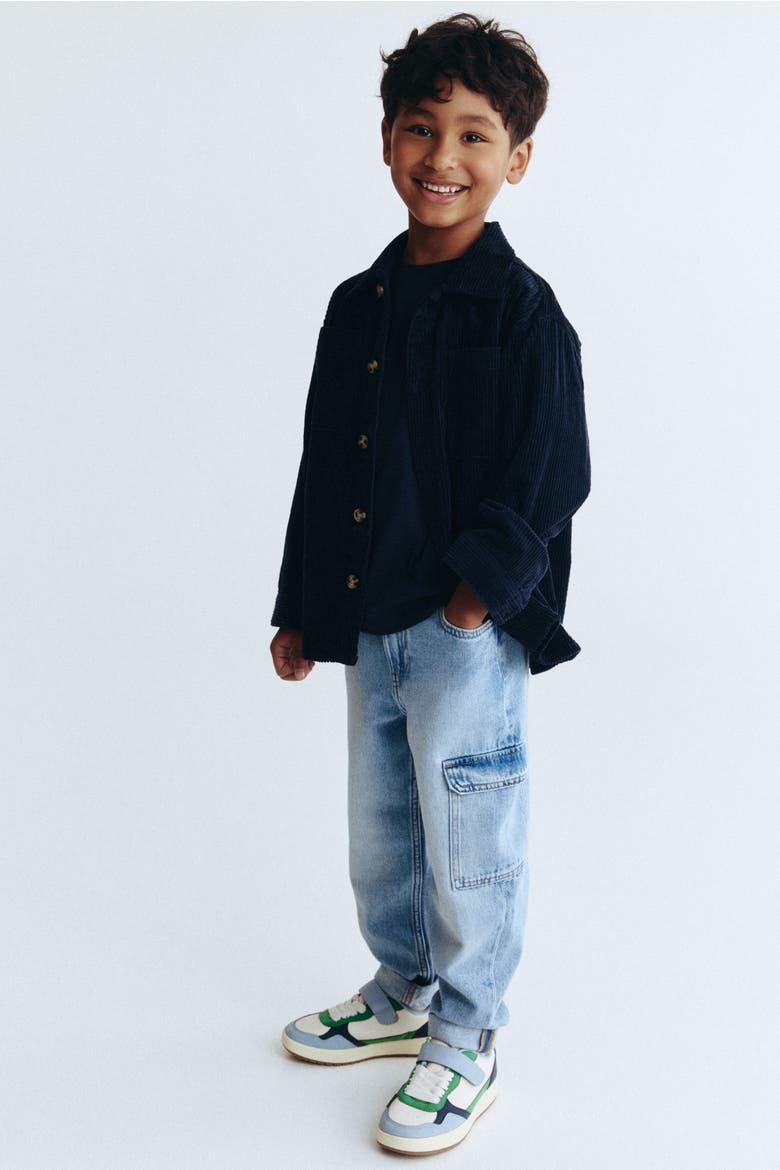 Relaxed Tapered Fit Jeans, Main, color, Denim blue