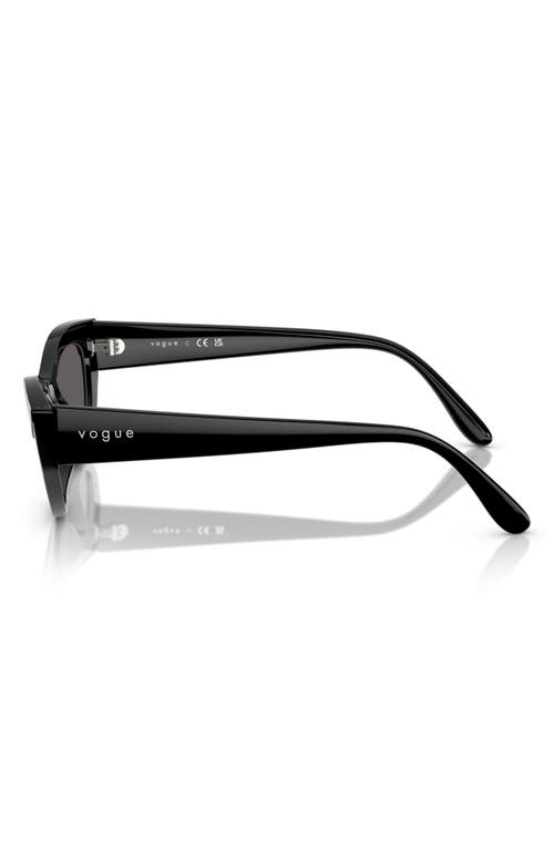 Shop Vogue 52mm Polarized Cat Eye Sunglasses