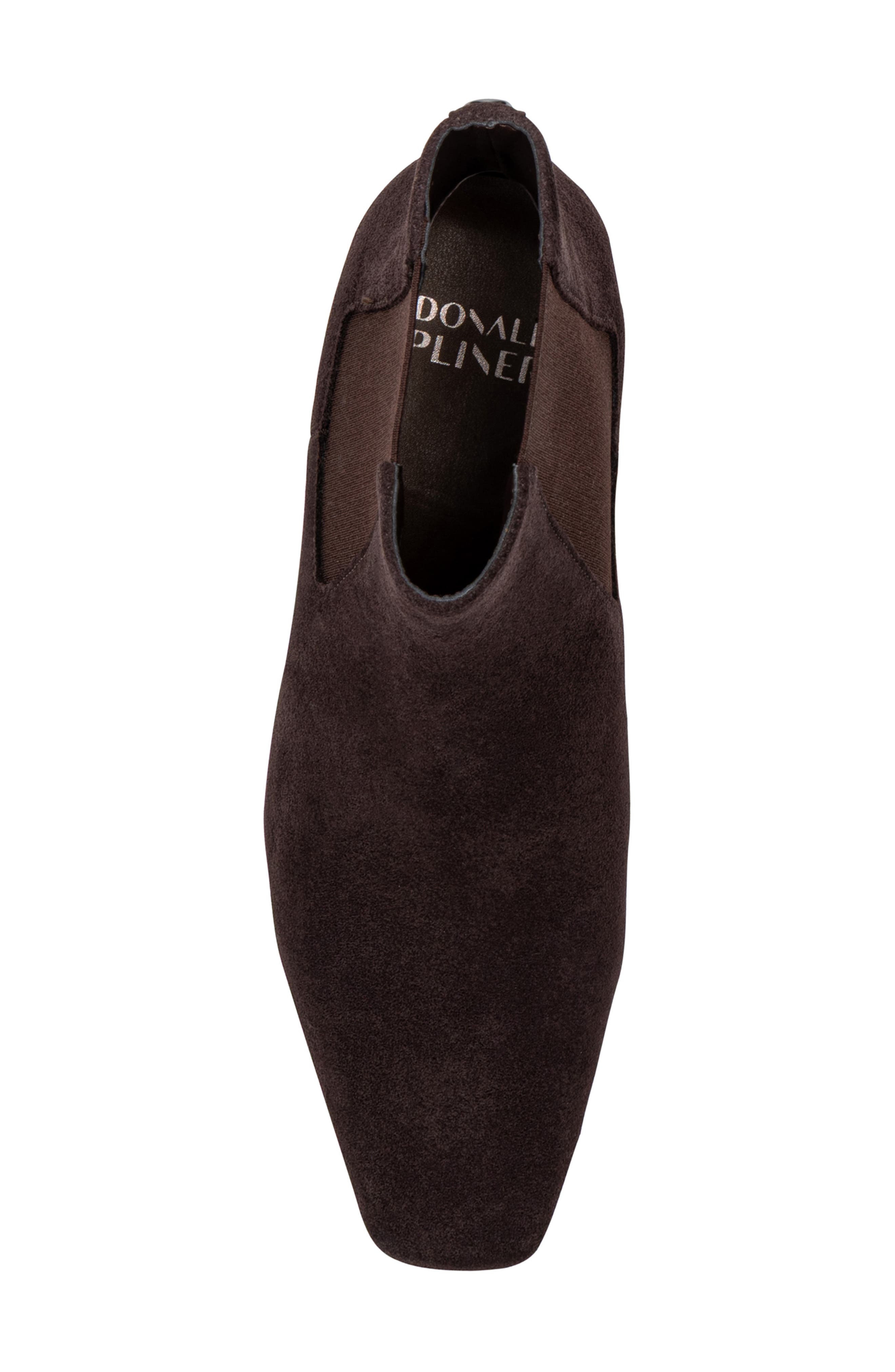 CIty Patent Chelsea Boot, Alternate, color, DARK BROWN