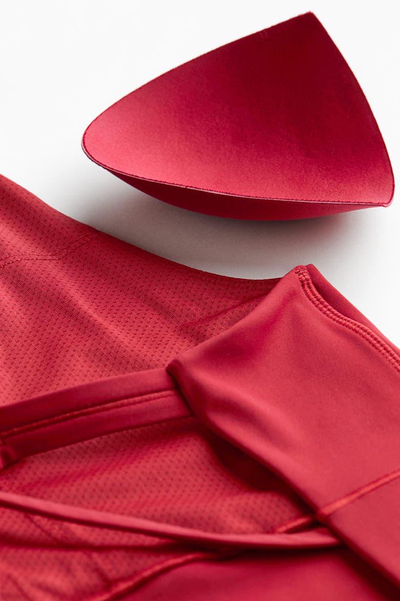 Sports Unitard With Sculptmove, Alternate, color, Burnt red