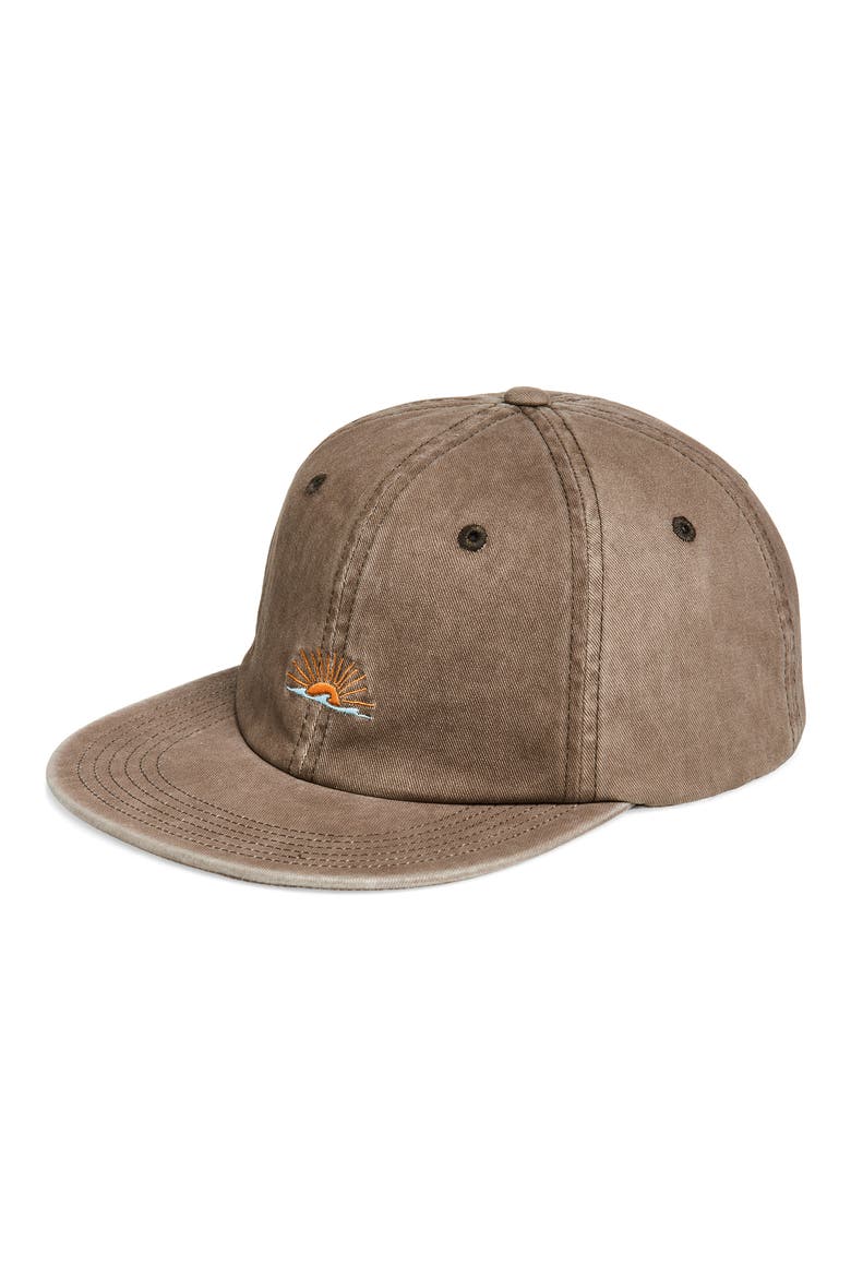 Pigment Dyed Baseball Cap, Main, color, COFFEE QUARTZ