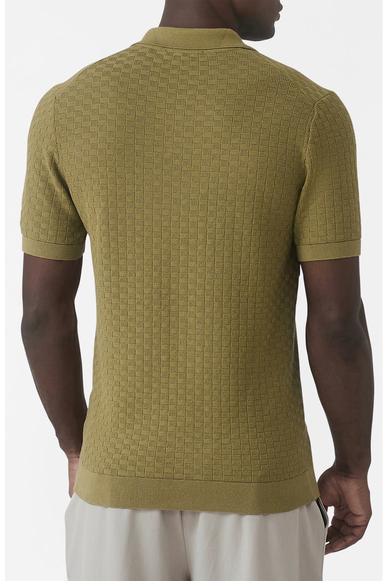 Nerano Slim Knit Polo, Alternate, color, Medium Green