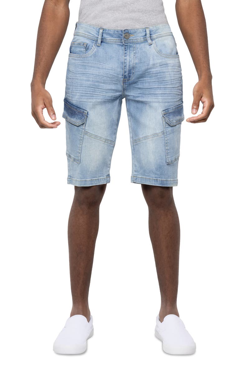 XRAY Denim Cargo Shorts, Main, color,
