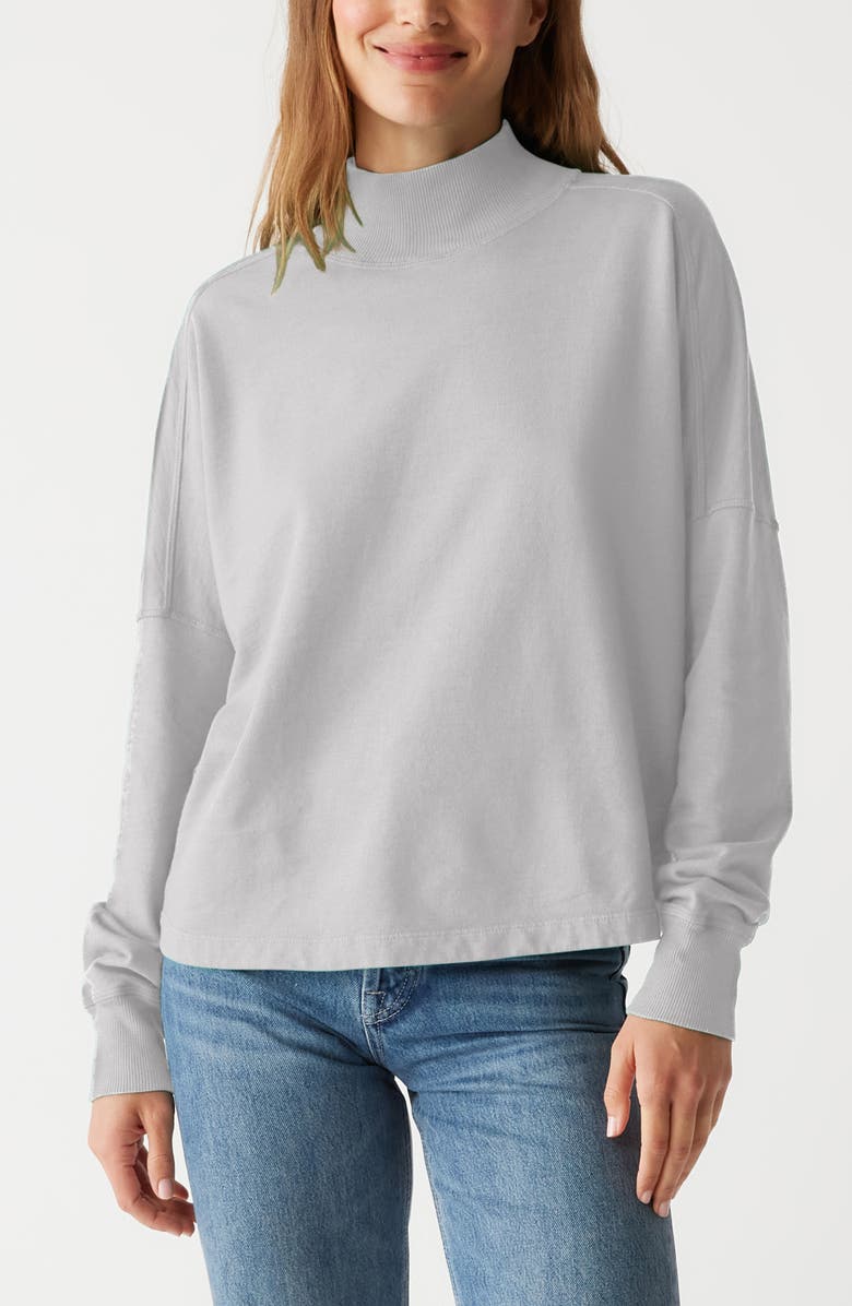 Michael Stars Mila Mock Neck Sweatshirt, Main, color, 