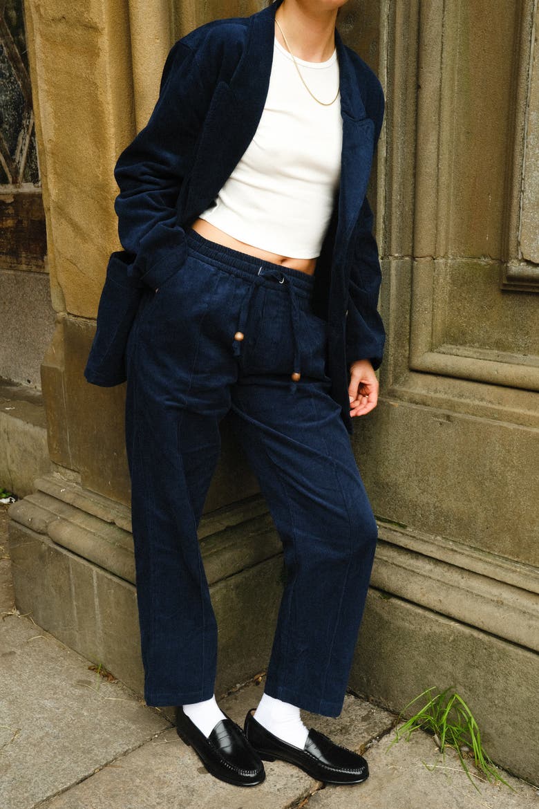 Easy-Going Pants, Alternate, color, Navy