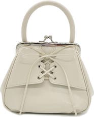 Oryany Mini Lace Up Leather Tote