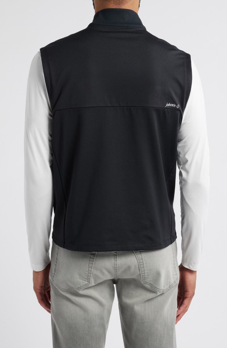 johnnie-O Filroy Quilted Vest, Alternate, color, Black