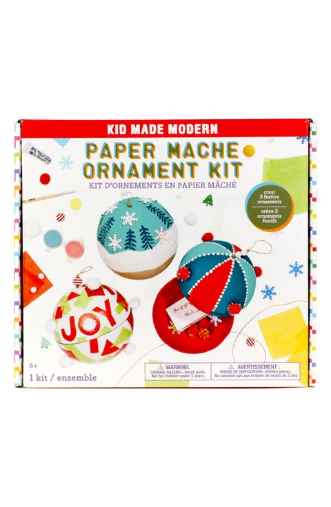 Paper Mache Ornament Kit