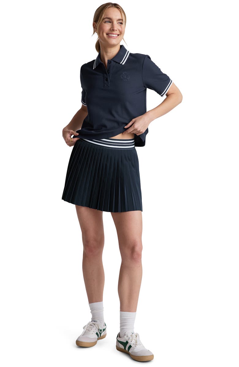 Beyond Yoga If You Pleats Miniskort, Alternate, color, Nocturnal Navy