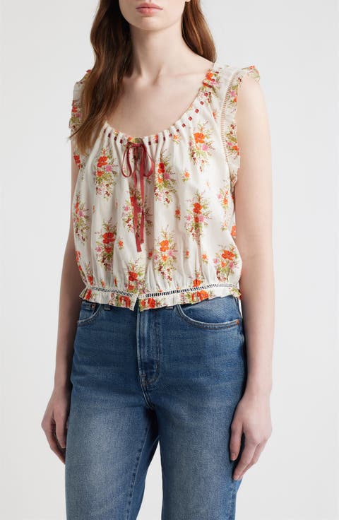 Traveler Embroidered Crop Top