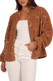 Petal & Pup Lasky Flower Pattern Fleece Jacket