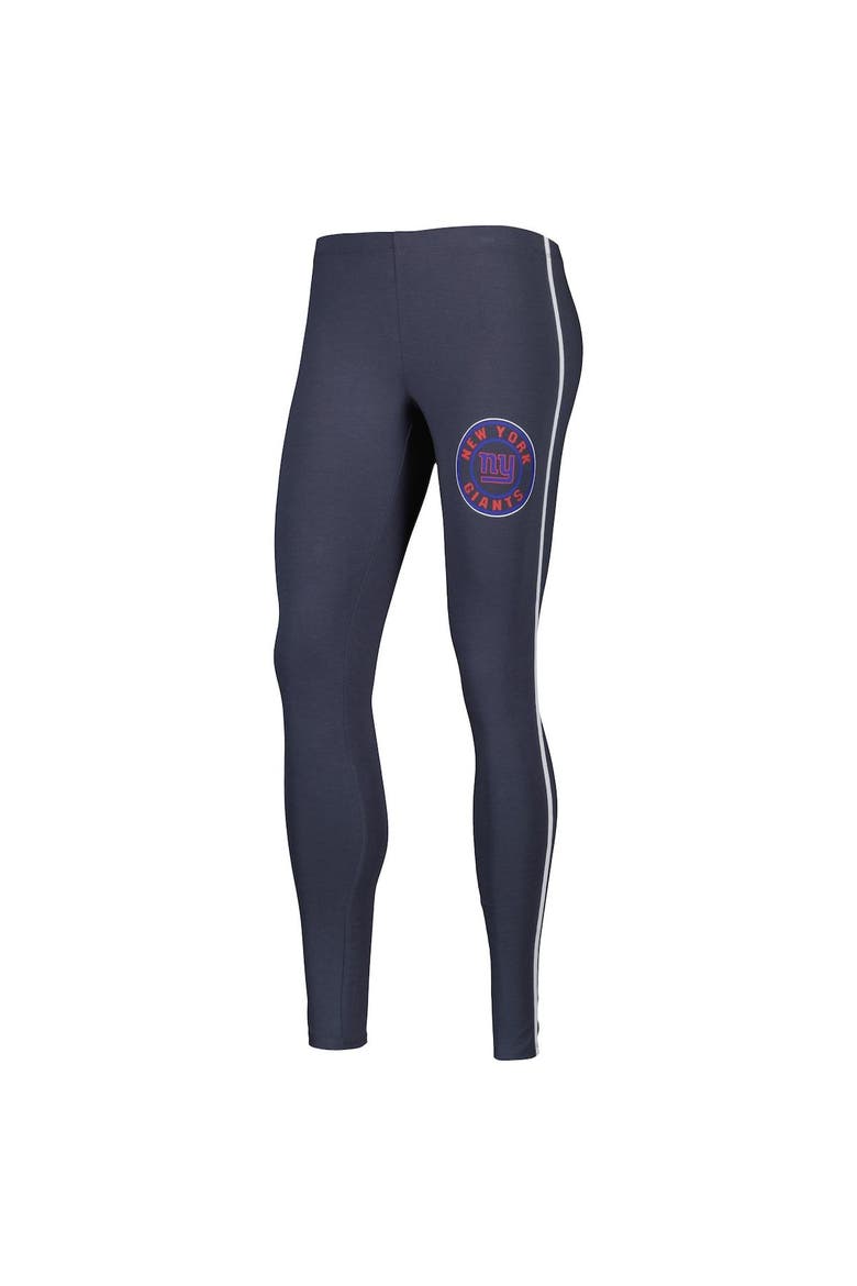Women's Concepts Sport White/Charcoal New York Giants Sonata T-Shirt & Leggings Sleep Set, Alternate, color, White