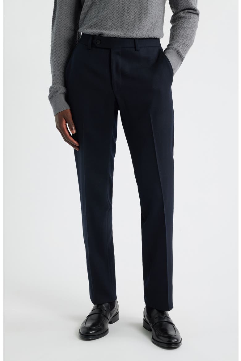 Luxury Performance Stretch Wool Suit Separate Pants, Main, color, NAVY