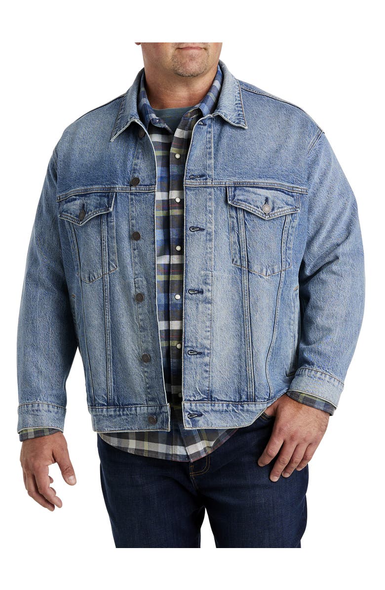 Lucky Brand Big & Tall Denim Jacket, Main, color,