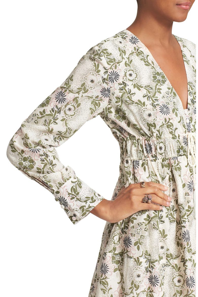 Stealing Fire Tunic Dress, Alternate, color, IVORY COMBO