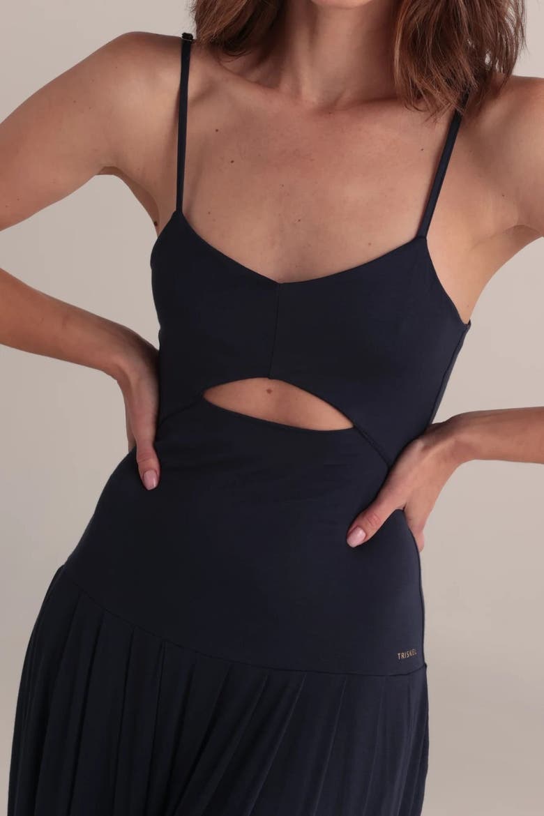Solar Jumpsuit Soft Rayon Yoga Lounge, Alternate, color, Black