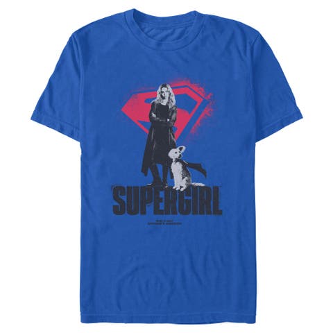 Men's Supergirl Kara And Krypto  Graphic T-Shirt