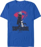 Supergirl Men's Supergirl Kara And Krypto Graphic T-Shirt